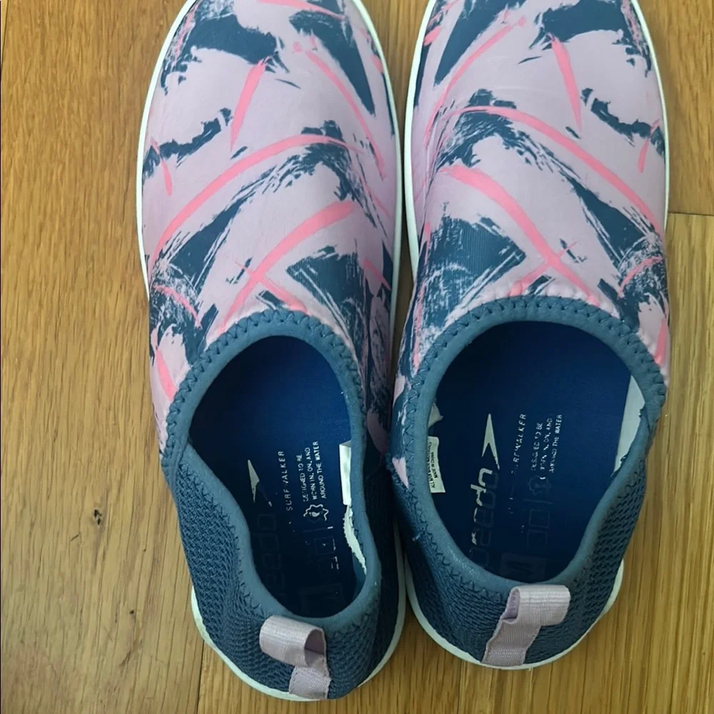 2 Piece - Speedo + LRUN Kids Pink and Purple Water Shoes / pool shoes